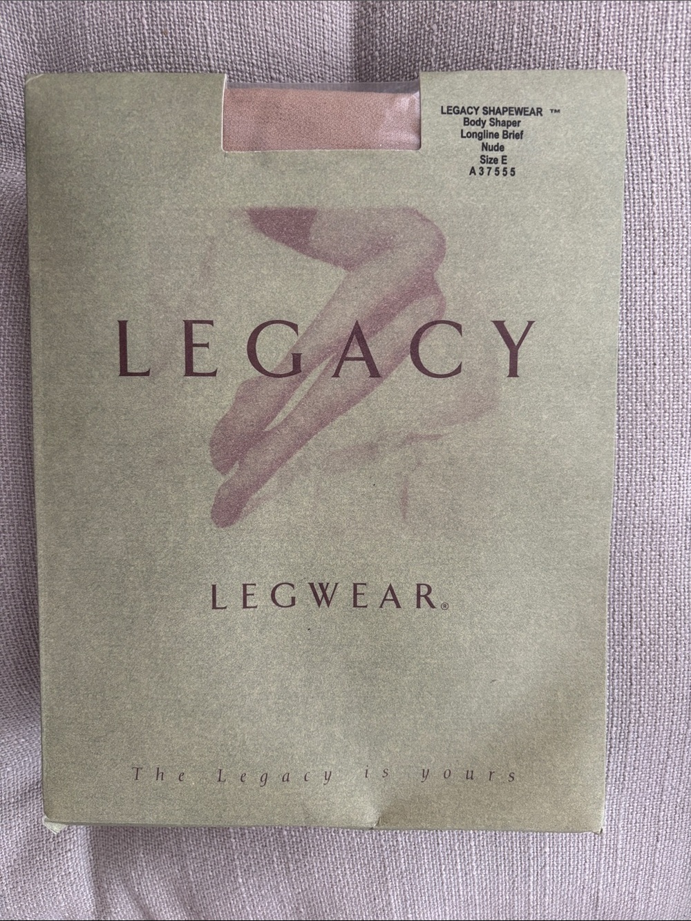 Legacy Legwear Nude Shapewear Body Shaper Longline Brief Size E